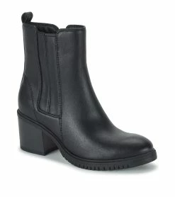 Budget 😀 Baretraps Feeney Block Heel Boot (BT29416) Black ✨