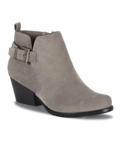 Discount ⭐ Baretraps Rudy Block Heel Bootie (BT27753) Medium Grey 🔥