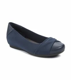 Outlet 🤩 Baretraps Mitsy Casual Flat (BT23840) Navy 😀