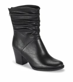 Top 10 🤩 Baretraps Leslie Block Heel Slouch Boot (BT28402) Black 👍