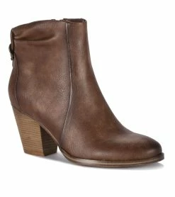 Hot Sale 👍 Baretraps Charee Block Heel Bootie (BT27754) Brush Brown ✨